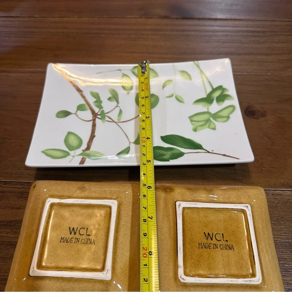 WCL Ceramic‎ Sushi & Appetizer Plate Set (3 Pieces)